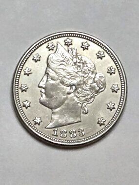 1883 Liberty Head Nickel - Phenomenal Condition I would rate it MS 66 Mint State